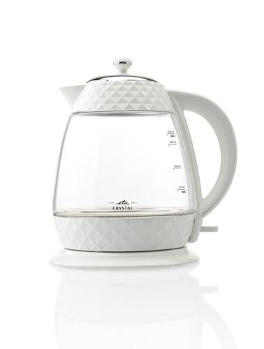 Eta Crystal electric kettle 1.7 L 2200 W Transparent, White