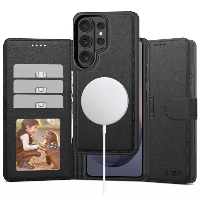 Tech-Protect 5906302322800 mobiltelefon etui 17,5 cm (6.9") Tegnebogsetui Sort