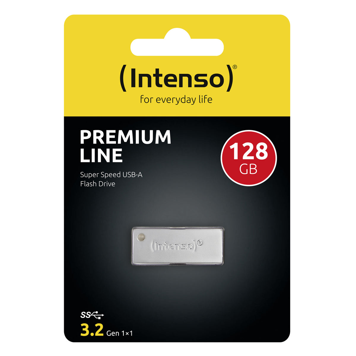 Intenso Pendrive 128GB Premium Line USB 3.2, sort EU (3534491)