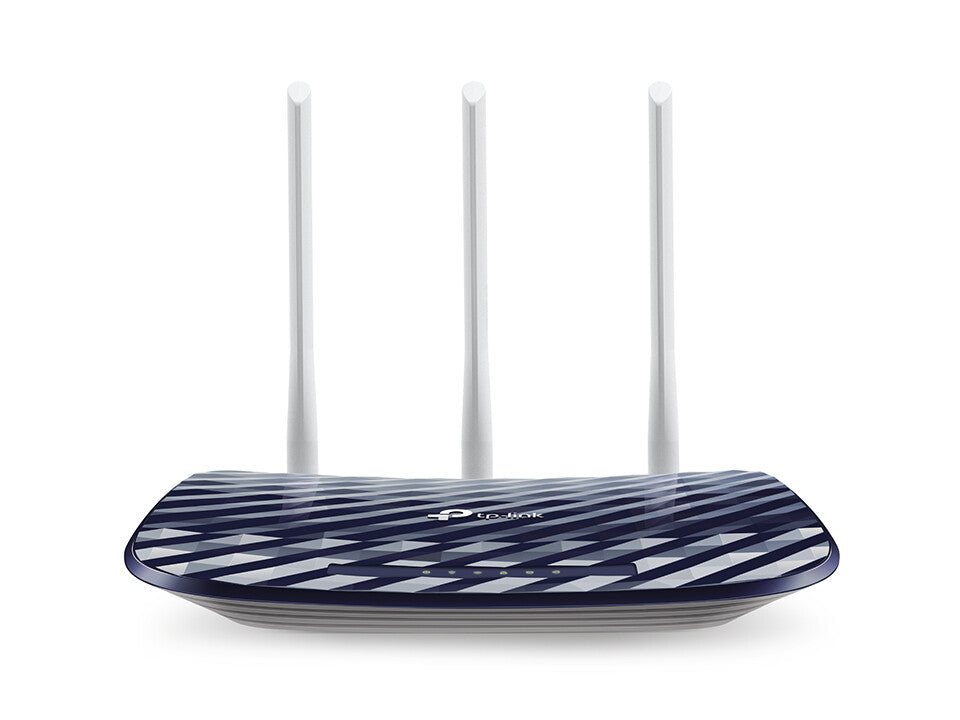TP-Link AC750 trådløs router Hurtigt ethernet Dual-band (2,4 GHz / 5 GHz) Sort, Hvid