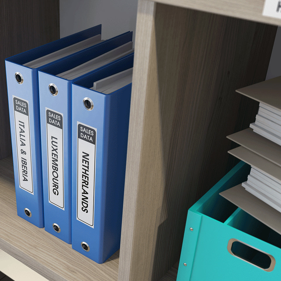 Brother DK-22210 etiketbånd Sort på hvid