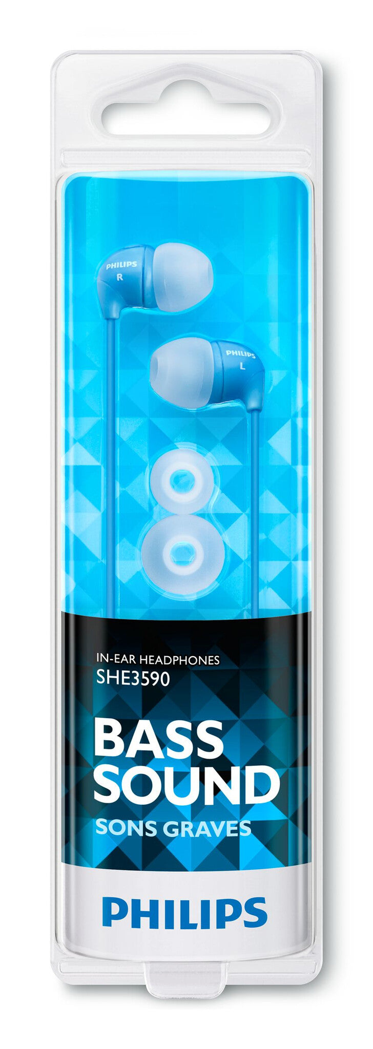 Philips In-Ear Headphones SHE3590BL Blå EU