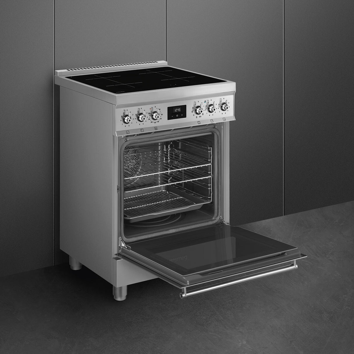 Smeg Symphony Classic Komfur C6IPXM2 Rustfrit stål