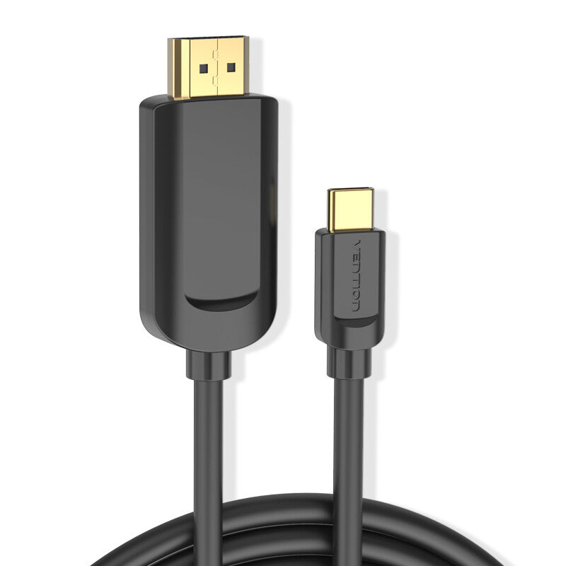 Vention CGUBG videokabel adapter 1,5 m USB Type-C HDMI Sort