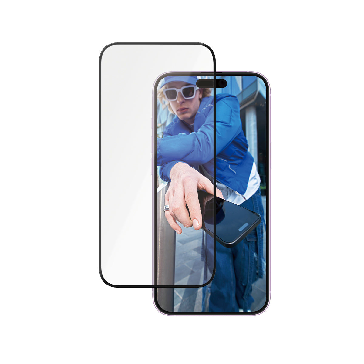 PanzerGlass ® Ceramic Skærmbeskyttelse iPhone 16 Plus | 15 Plus | Ultra-Wide Fit