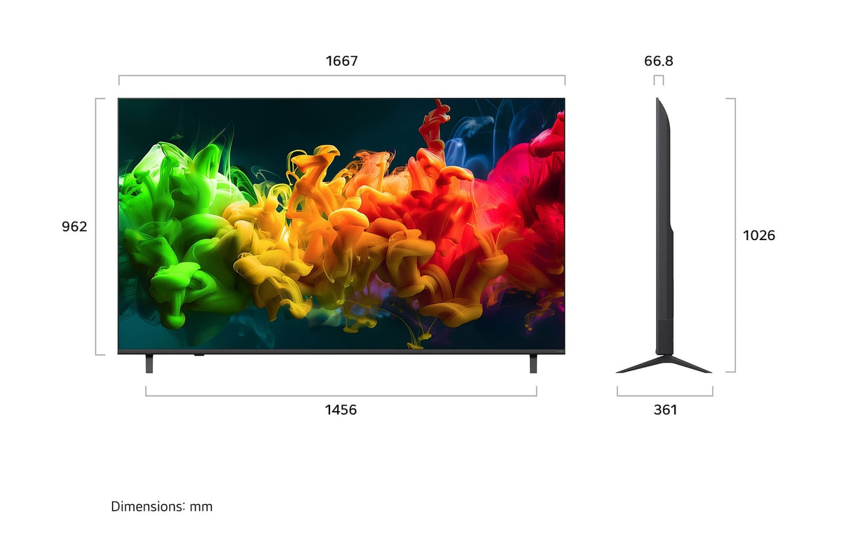 LG 75QNED8EB3A QNED Mini LED 4K Smart TV