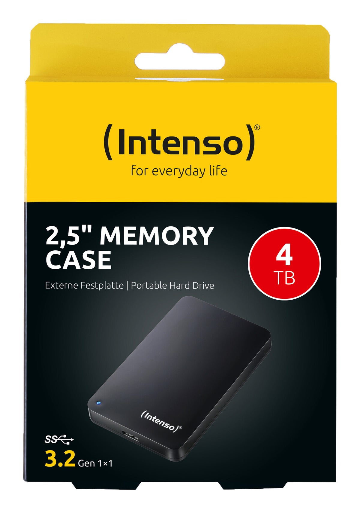 Intenso Harddisk Memory Case 4TB 2.5 USB 3.0 5400rpm