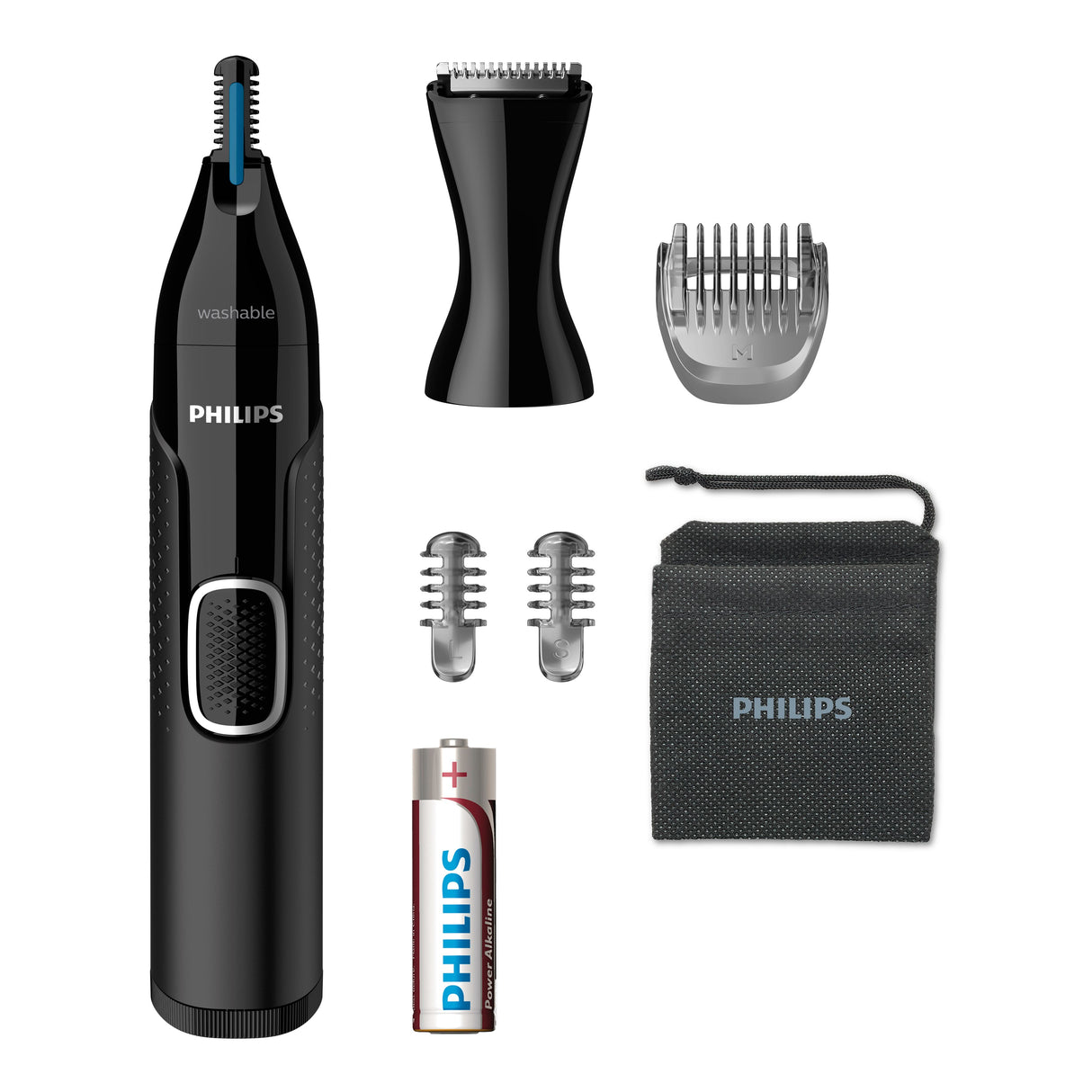 Philips 5000 series Nose trimmer series 5000 NT5650/16 Detaljetrimmer til øjenbryn, næse- og ørehår