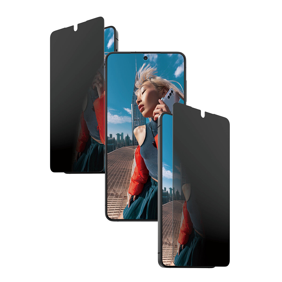 PanzerGlass ® 2-Way Privacy Skærmbeskyttelse Samsung Galaxy S26+ | Ultra-Wide Fit m. Fastfit in-a-box