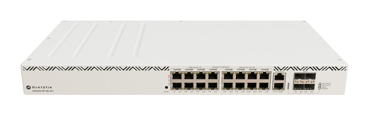 Mikrotik CRS320-8P-8B-4S+RM netværksswitch Gigabit Ethernet (10/100/1000) Strøm over Ethernet (PoE)