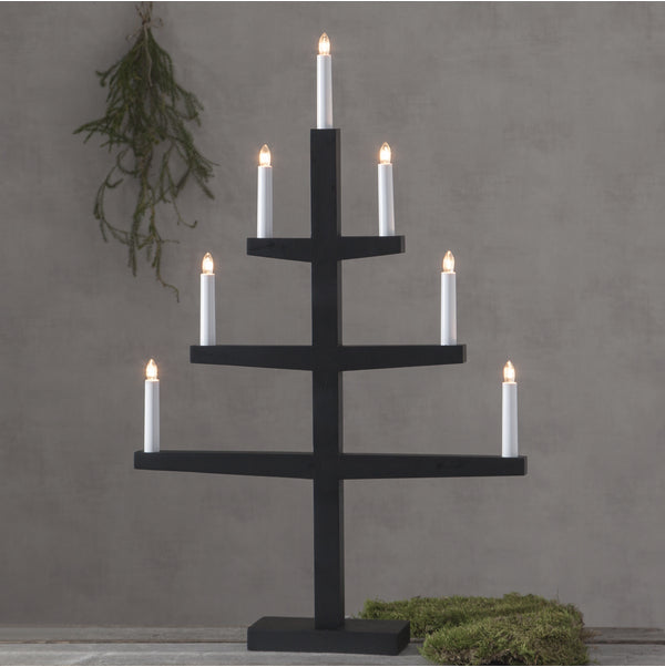 Star Trading Rut 7 arm rød adventsstage