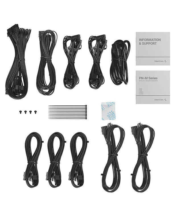 DeepCool PN650M enhed til strømforsyning 650 W 20+4 pin ATX ATX Sort