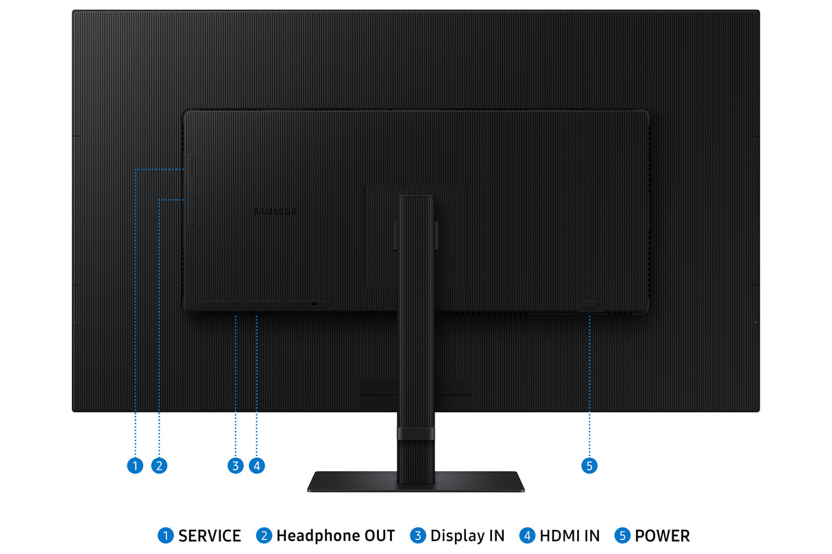 Samsung S70D computerskærm 94 cm (37") 3840 x 2160 pixel 4K Ultra HD LCD Sort