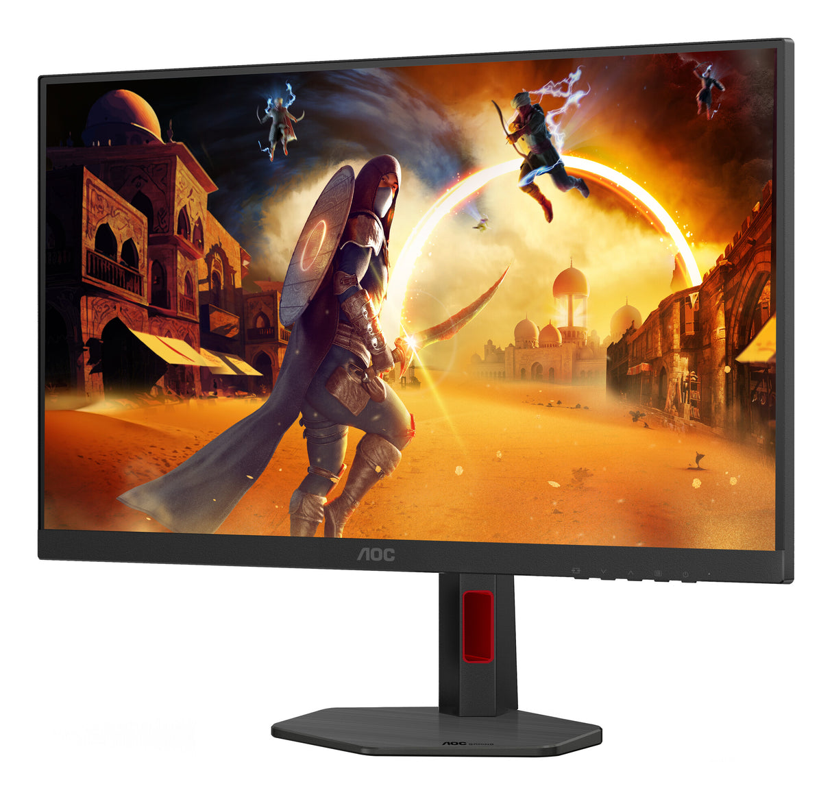 AOC G4 Q27G4ZR computerskærm 68,6 cm (27") 2560 x 1440 pixel Quad HD LED Sort, Rød