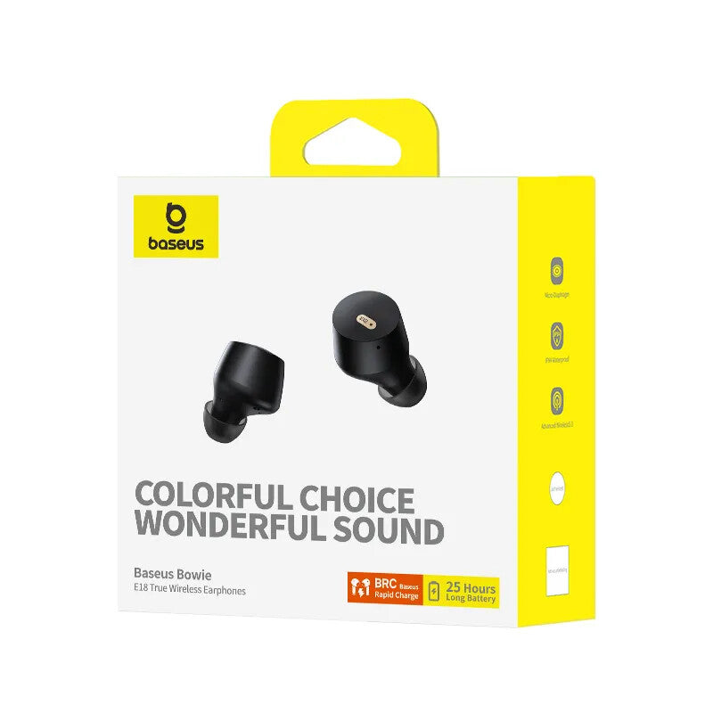 Baseus E18 Headset Trådløs I ørerne Opkald/musik USB Type-C Bluetooth Sort
