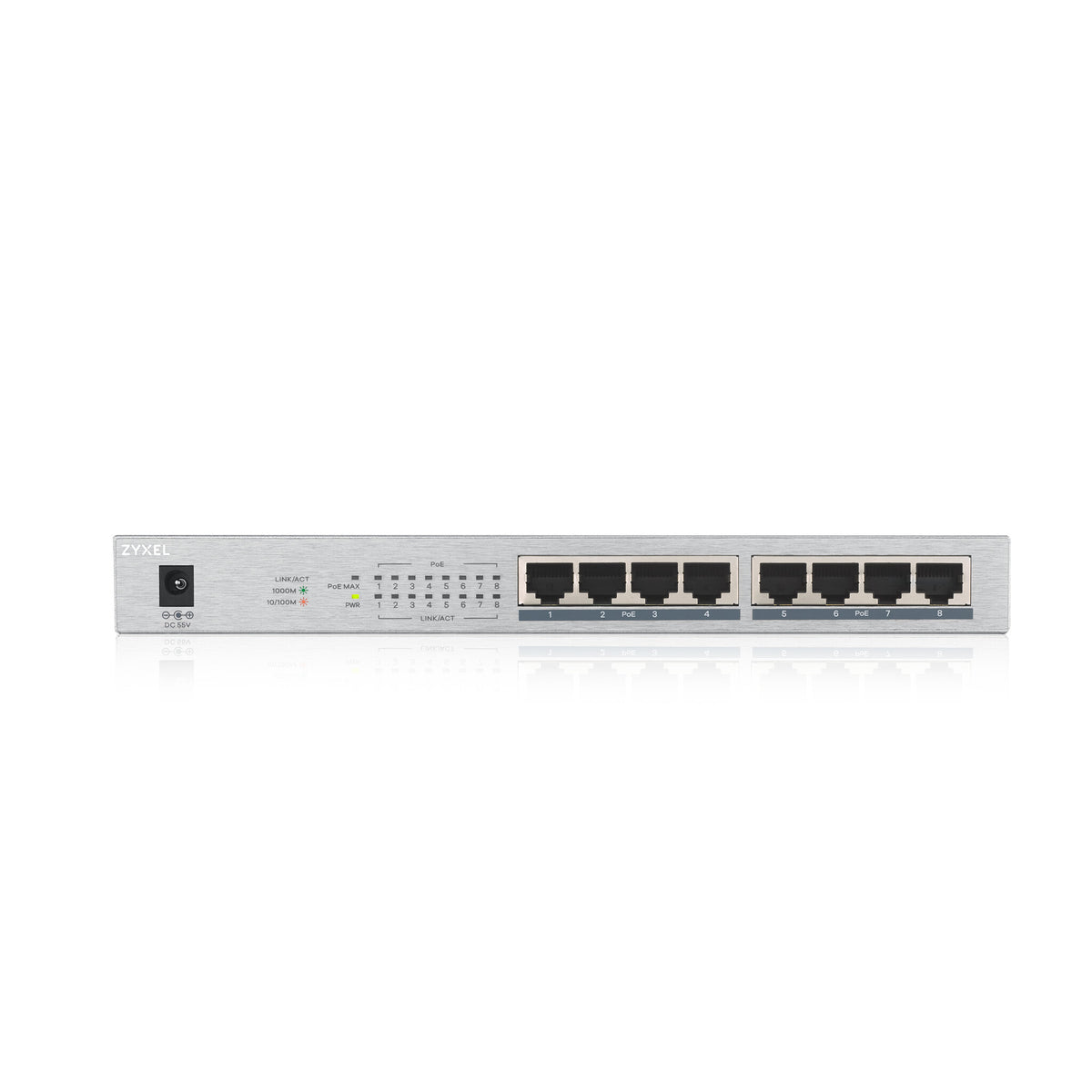 Zyxel GS1008HP Switch 8-porte Gigabit PoE+