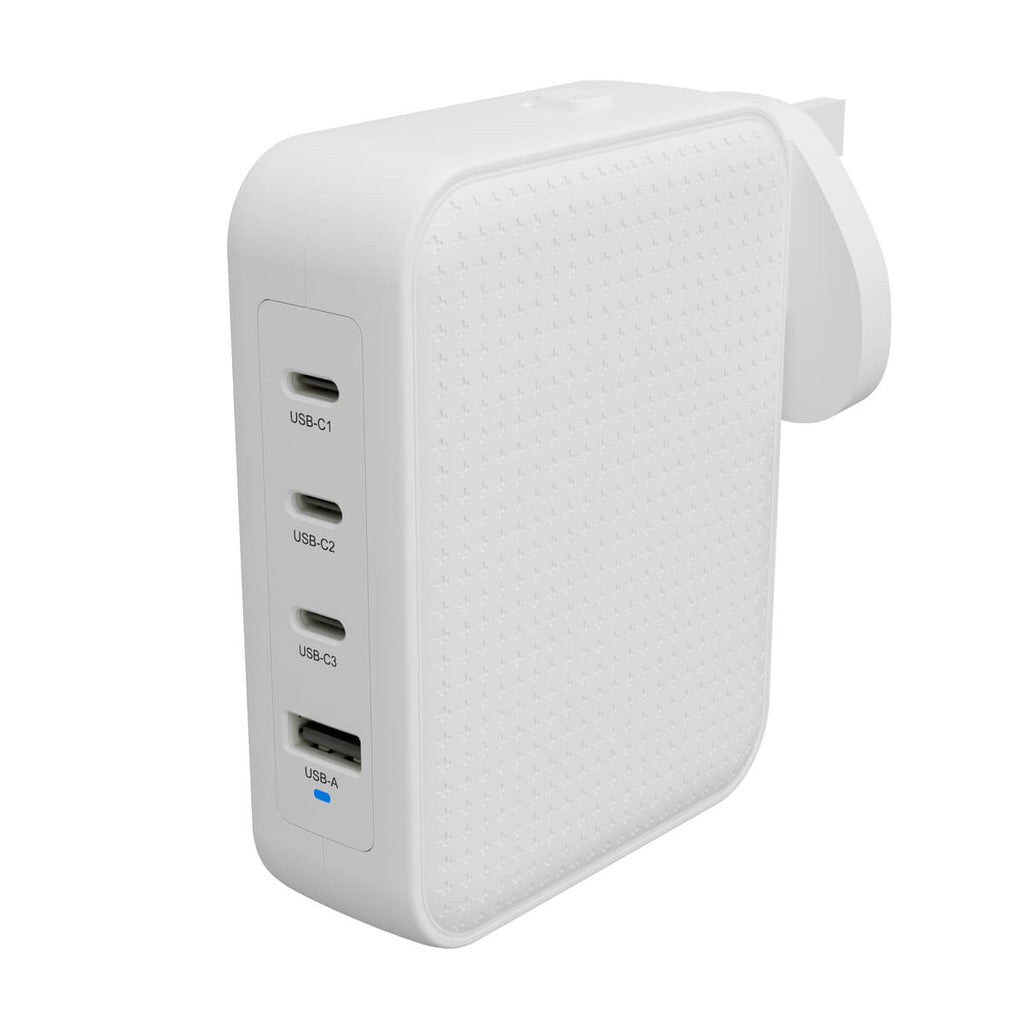 HYPER HJ1001WHWWGL oplader til mobil enhed Gaming kontrolenhed, Mobiltelefon, Netbook, Laptop, Smartphone, Tablet Hvid Vekselstrøm Hurtig opladning Indendørs