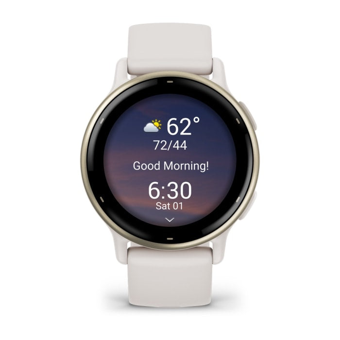Garmin vívoactive 5 Guld Hvid SmartWatch