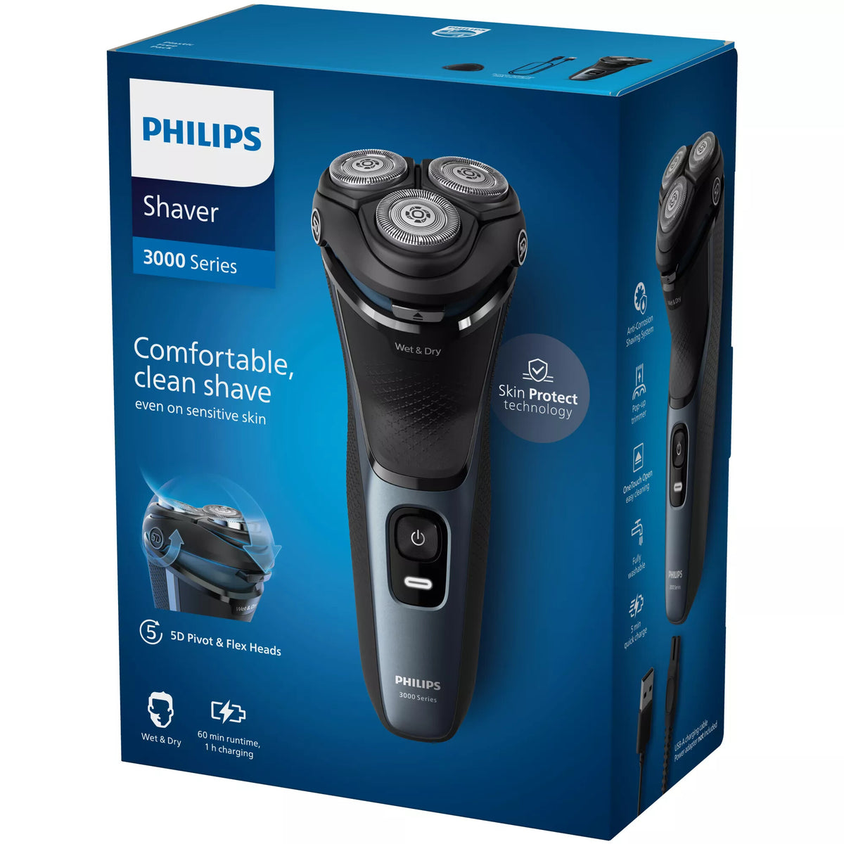 Philips 3000 series Shaver S3144/00 Wet & Dry Electric Shaver