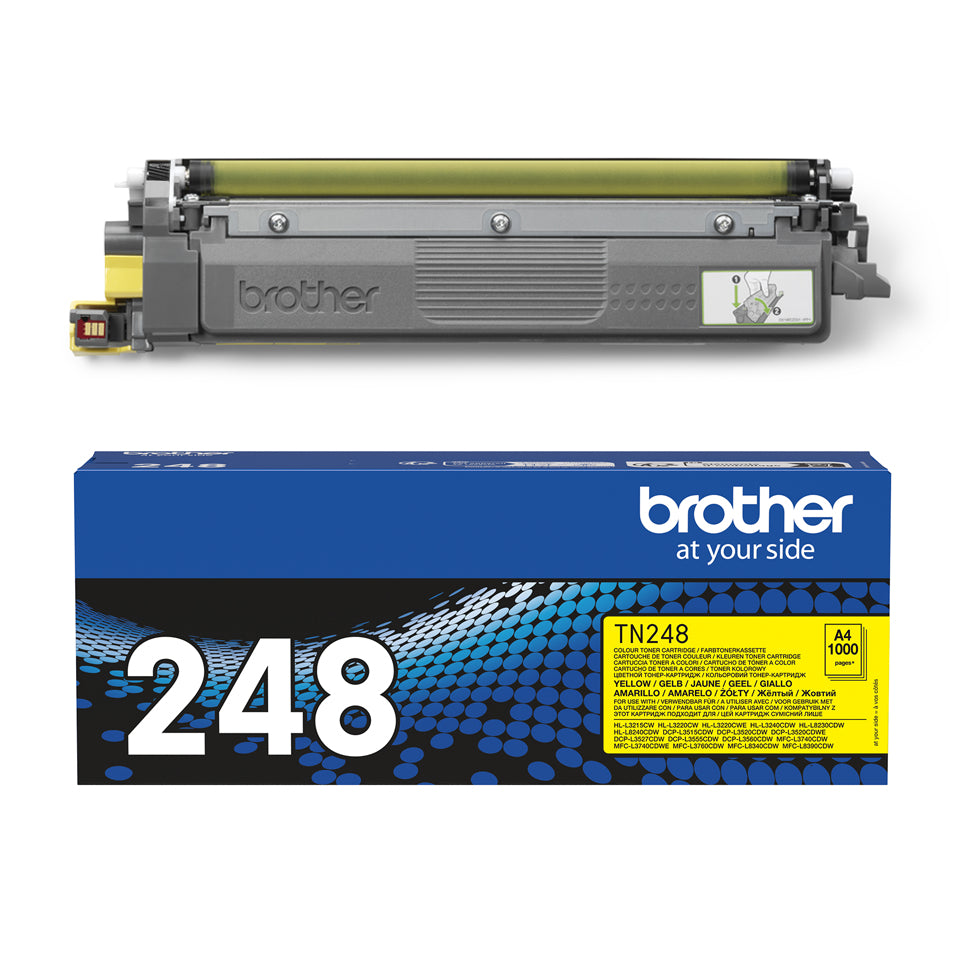 Brother TN-248Y tonerpatron 1 stk Original Gul