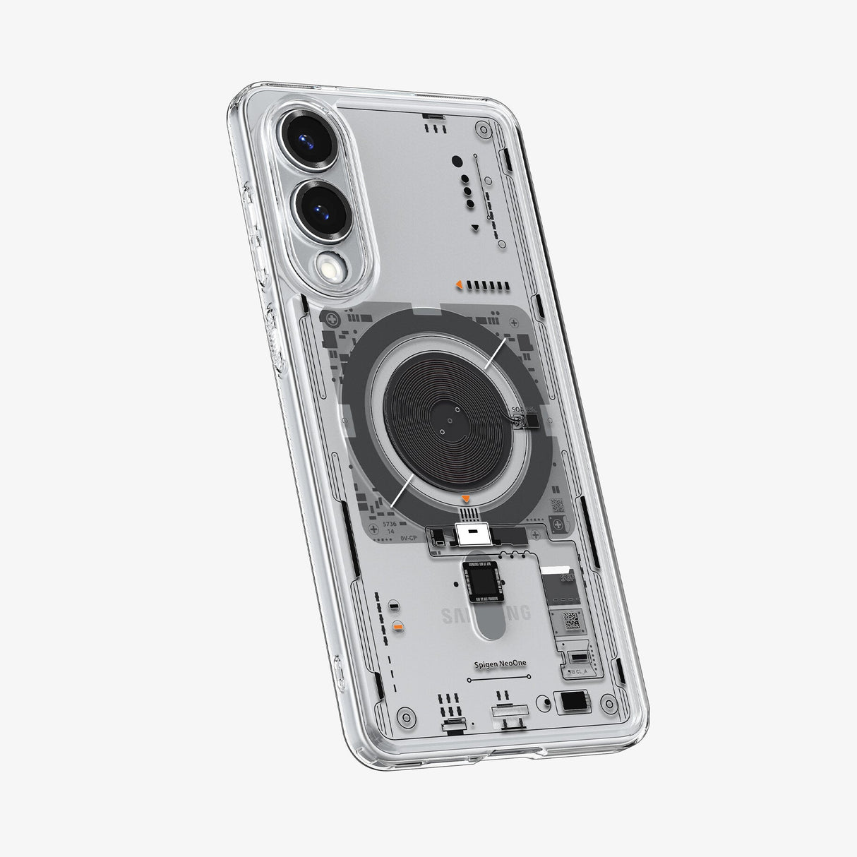 Spigen Ultra Hybrid Neo One (MagFit) mobiltelefon etui 17 cm (6.7") Cover Transparent