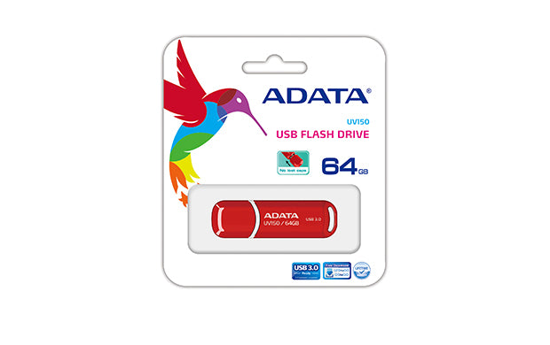 ADATA DashDrive UV150 64GB USB 3.0 USB stick Rød