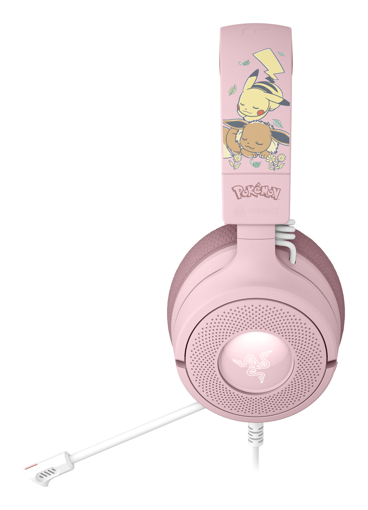 Razer Kraken V4 X - Pikachu & Eevee Edition Headset Wired Head-band Gaming USB Type-C / USB Type-A Pink