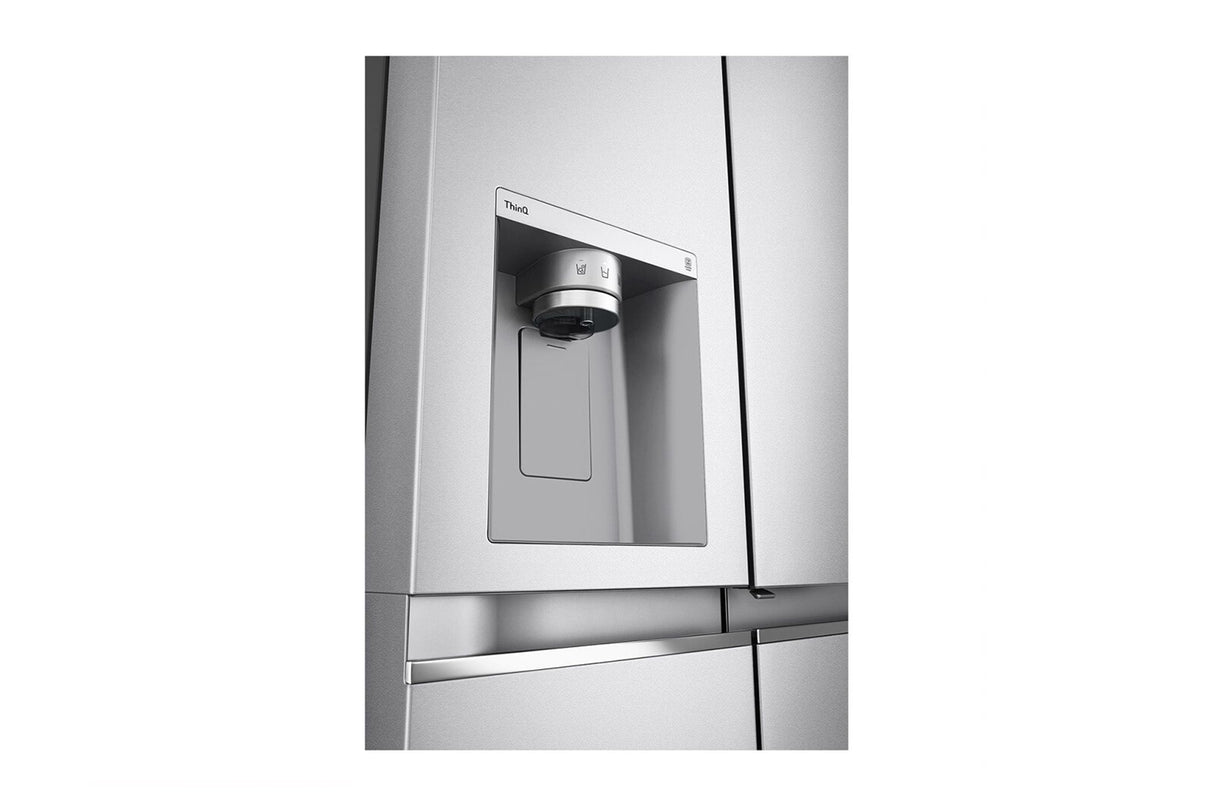 LG GSJV70MBLE side-by-side køle-fryseskab Fritstående 635 L Rustfrit stål