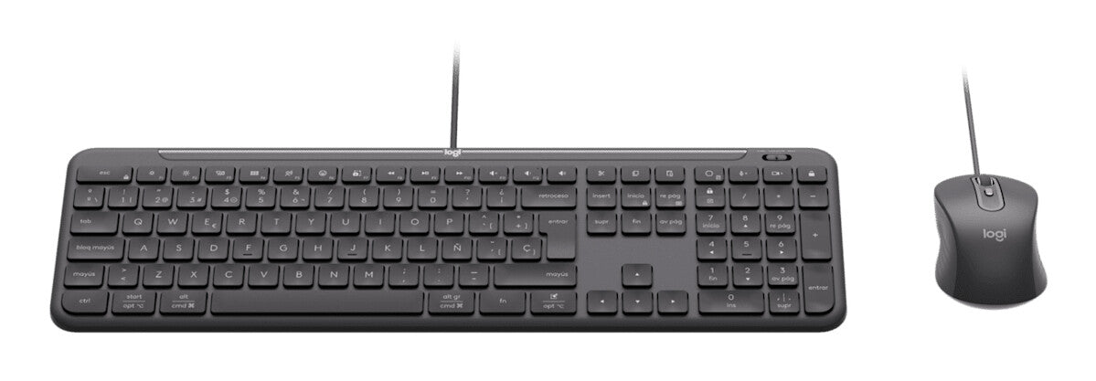 Logitech Signature Slim Combo MK620 For Business tastatur Mus inkluderet Hjemme/kontor USB QWERTZ Tysk Grafit