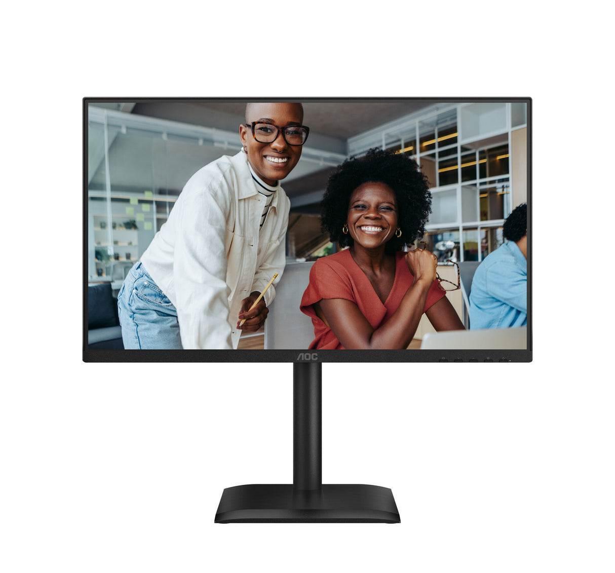 AOC 24E4U computerskærm 60,5 cm (23.8") 1920 x 1080 pixel Fuld HD LED Sort