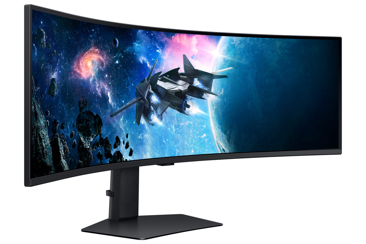 Samsung G95C computerskærm 124,5 cm (49") 5120 x 1440 pixel Dual QHD LED Sort
