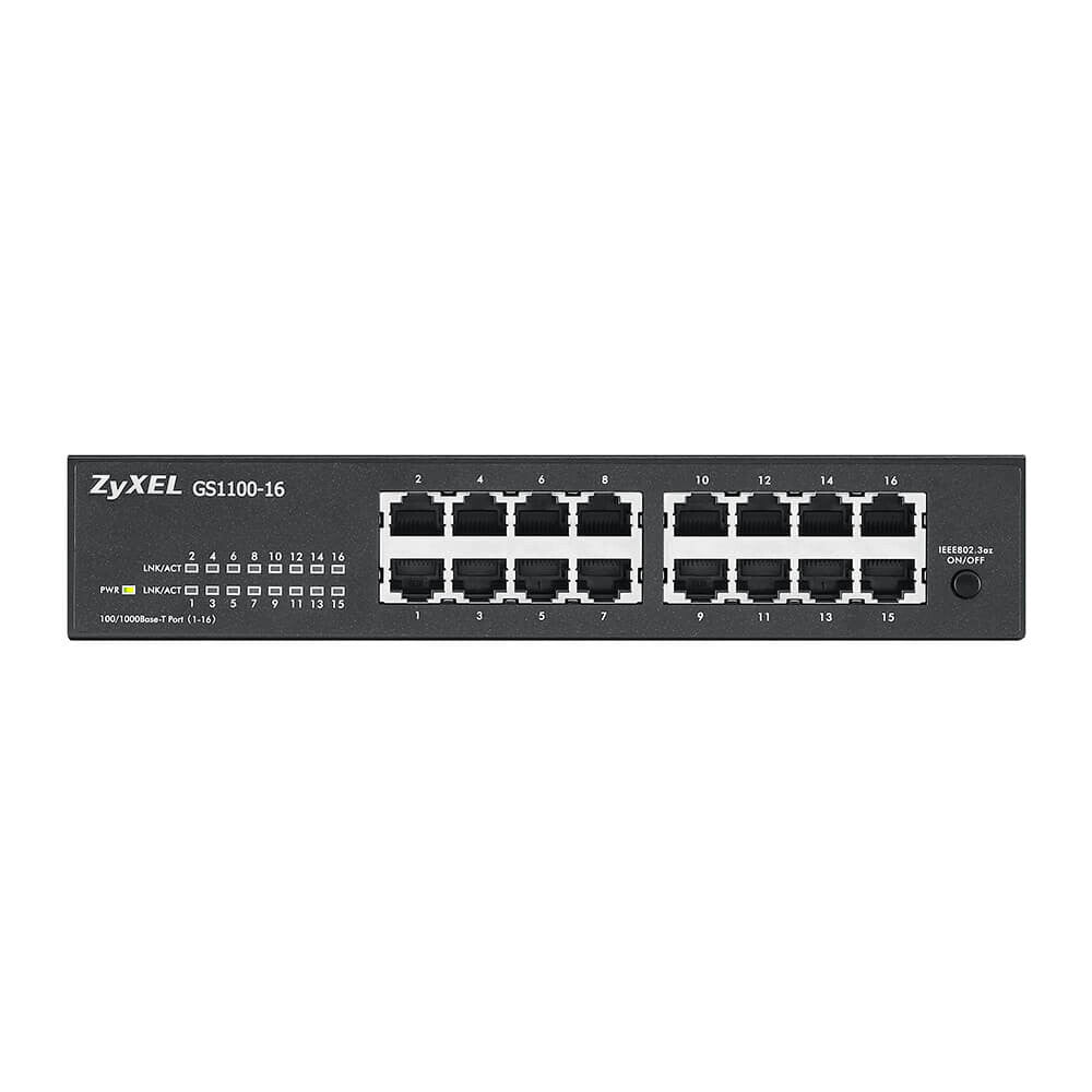 Zyxel GS1100-16 Ikke administreret Gigabit Ethernet (10/100/1000)