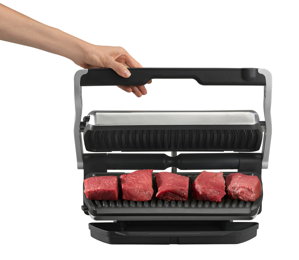 Tefal OptiGrill+ GC712D12 Grill Sølv