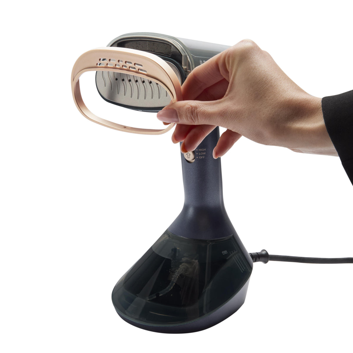 Russell Hobbs 28550-56 beklædningsdamper Håndholdt beklædningsdamper 0,2 L 1400 W Blå, Guld