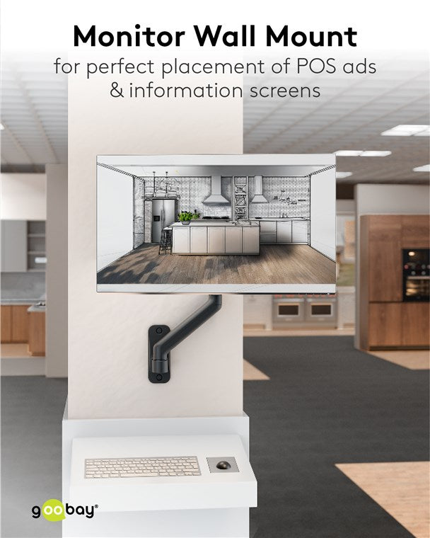 Goobay Basic Monteringssæt Fladt panel 17-32