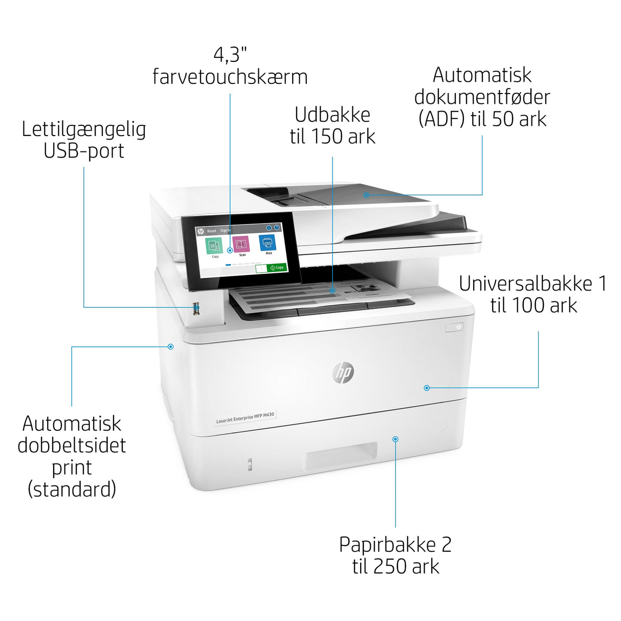 HP LaserJet Enterprise MFP M430f
