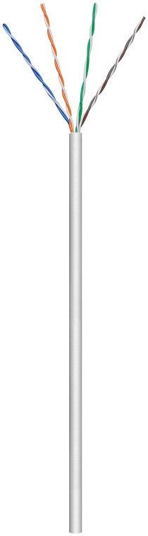 Goobay RJ45 CAT 5e U/UTP CCA 100m Grey
