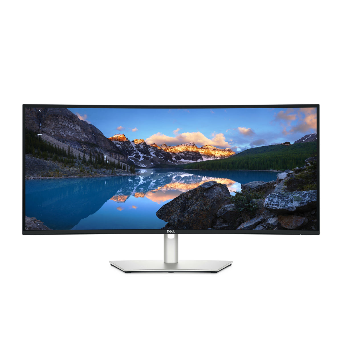 DELL UltraSharp U3425WE computerskærm 86,7 cm (34.1") 3440 x 1440 pixel Wide Quad HD LCD Sort, Sølv