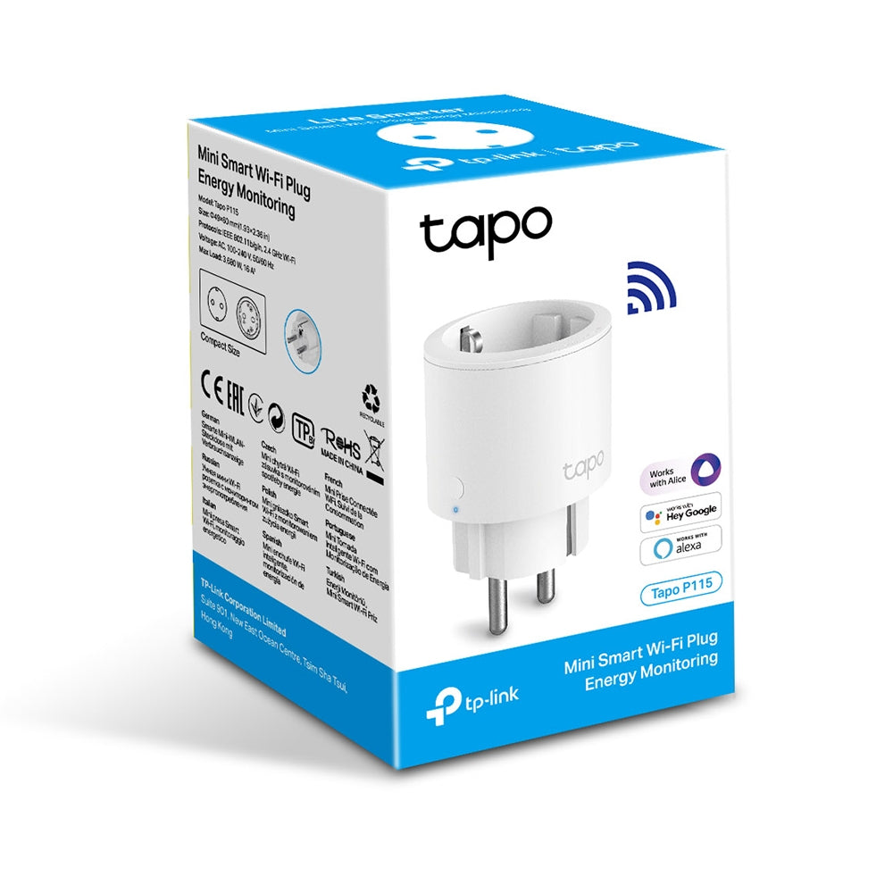 TP-Link Tapo P115 smart stik 3680 W Hvid