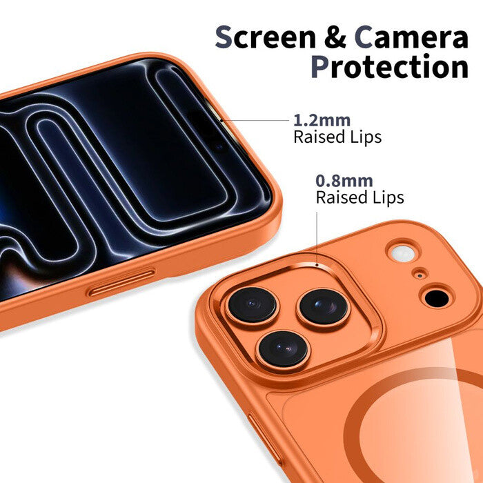 Tech-Protect 5906302334261 mobiltelefon etui 17,5 cm (6.9") Cover Orange, Transparent