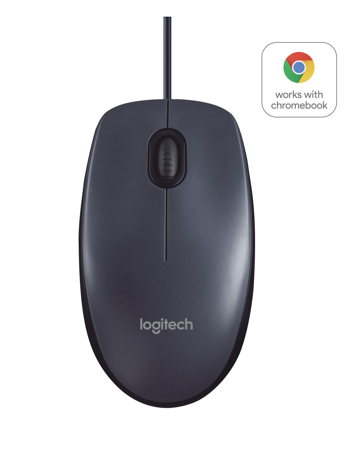 Logitech B100 mus Kontor Ambidextrous USB Type-A Optisk 800 dpi