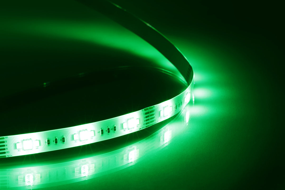 Deltaco SMART HOME LED-stripforlænger, 1 m, RGB, 2700K-6500K, 6 stikben, passer til SH-LS3M, hvid