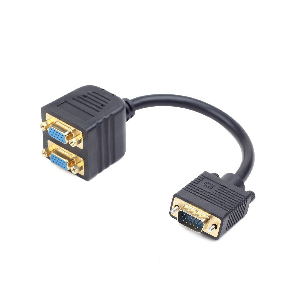 Gembird CC-VGAX2-20CM VGA kabel 0,2 m VGA (D-Sub) 2 x VGA (D-Sub) Sort