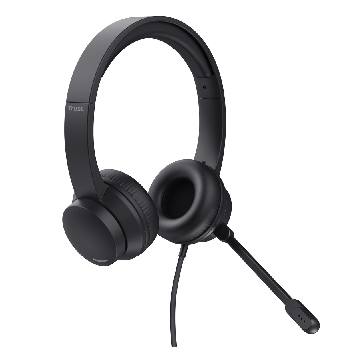 Trust HS-150 Headset Ledningsført Kontor/Callcenter Sort