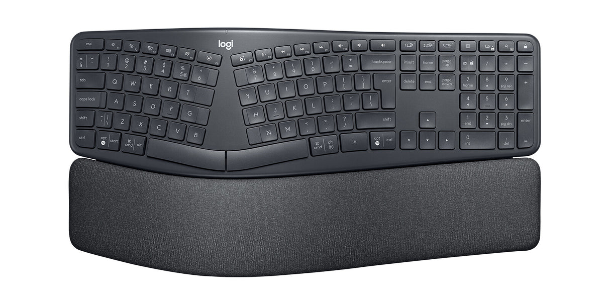 Logitech ERGO K860 Split for Business tastatur Kontor Bluetooth QWERTY US International Grafit