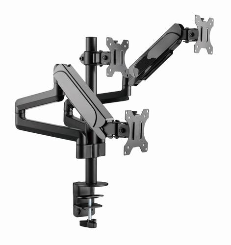 Gembird MA-DA3-01 skærmbeslag og -stativer 68,6 cm (27") Skrivebord Sort