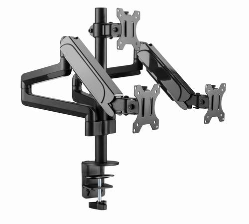Gembird MA-DA3-01 skærmbeslag og -stativer 68,6 cm (27") Skrivebord Sort