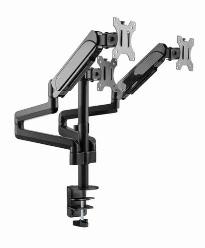 Gembird MA-DA3-01 skærmbeslag og -stativer 68,6 cm (27") Skrivebord Sort