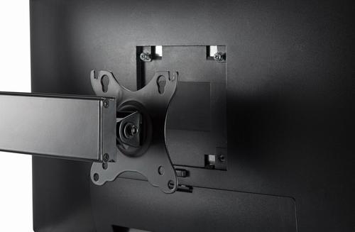 Gembird MS-D2-01 monitor mount / stand 68.6 cm (27") Desk Black
