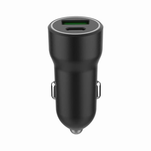 Gembird TA-UC-A2PDQC20-CAR-01 mobile device charger Universal Black Cigar lighter Fast charging Auto